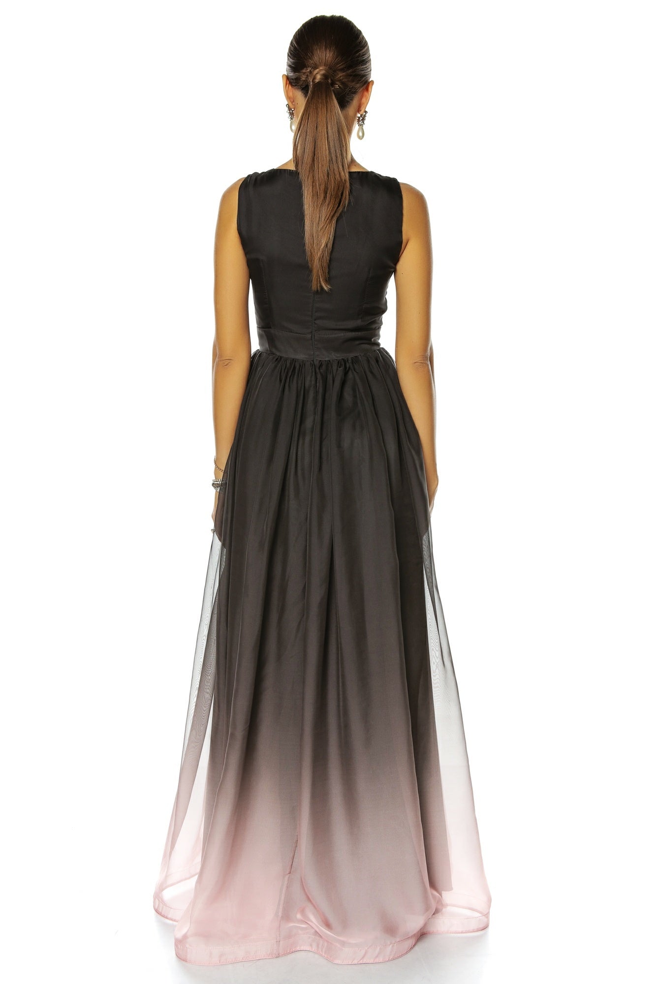 Rochie de searǎ în degrade roz