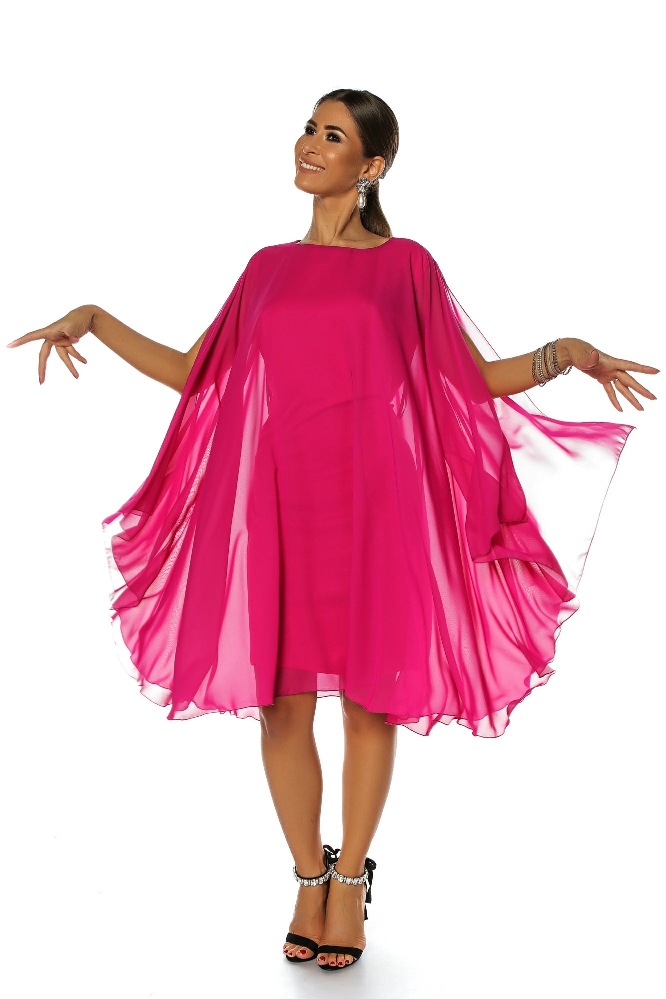 Rochie Butterfly fuchsia